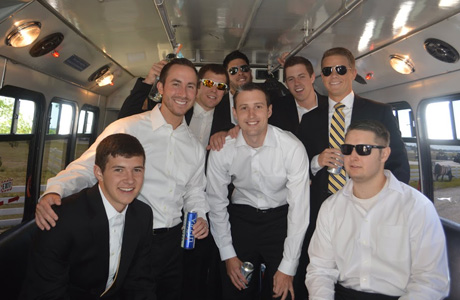 Party bus bachelor party