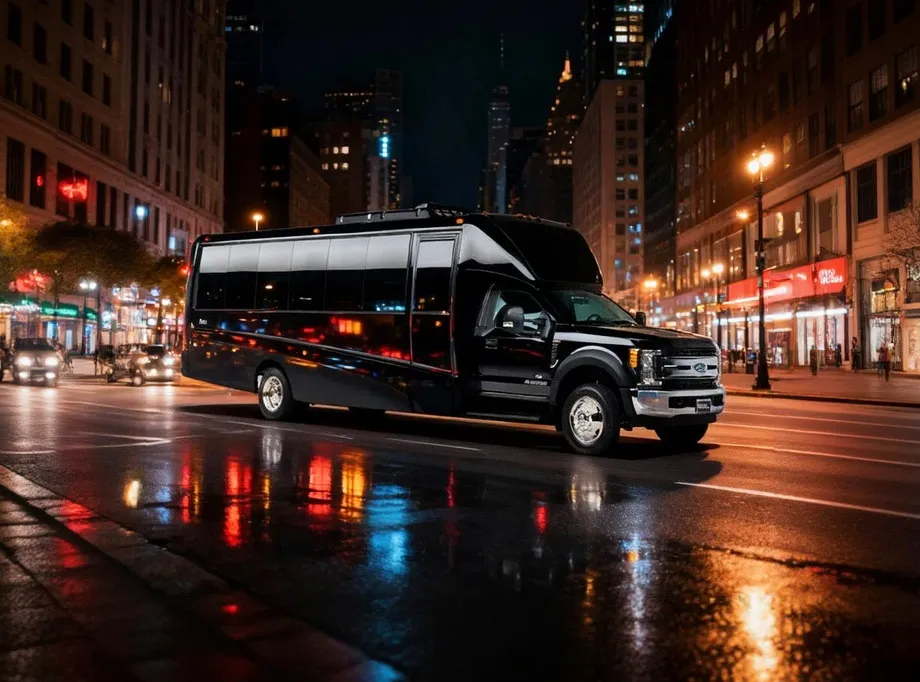 20 and 30 Passenger Limo Coach Party Bus in Minneapolis