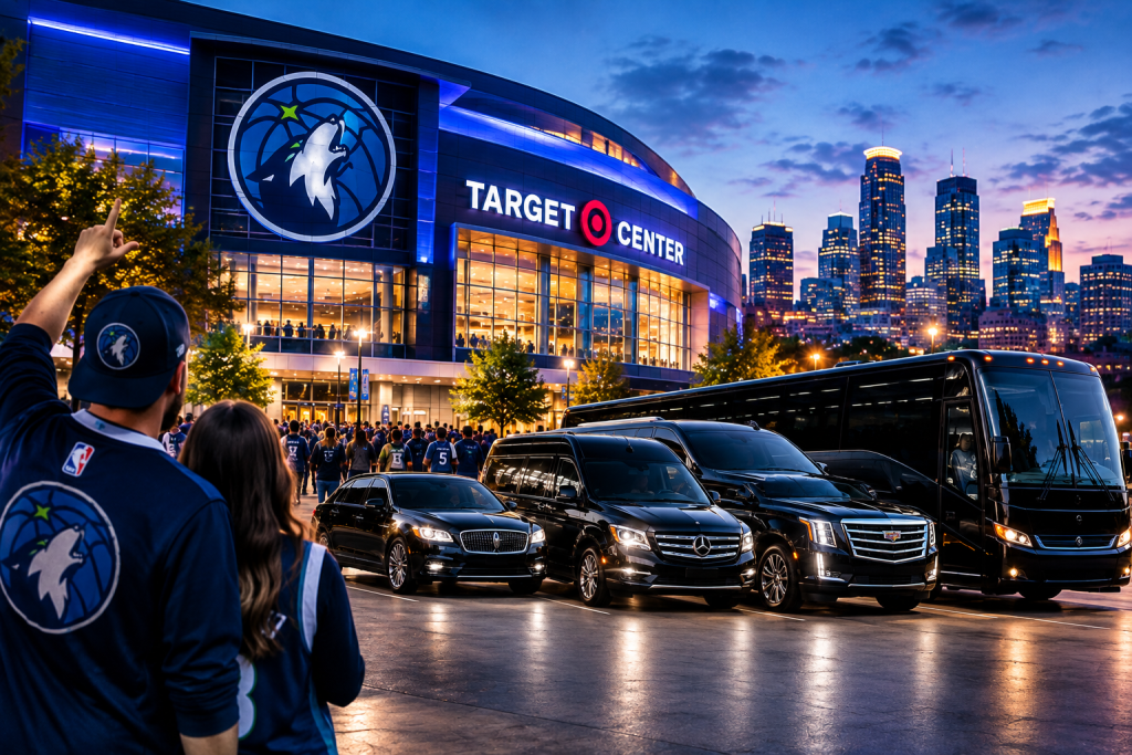 Timberwolves Game Night Arrival
