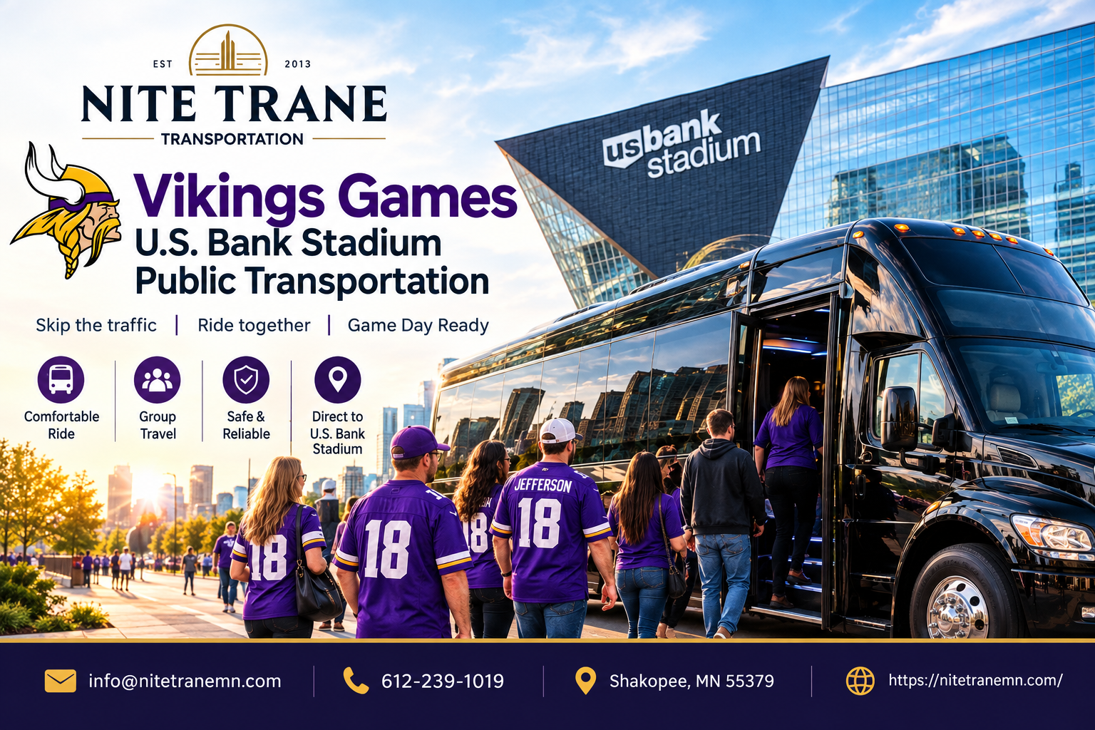 Vikings Game Day Transportation