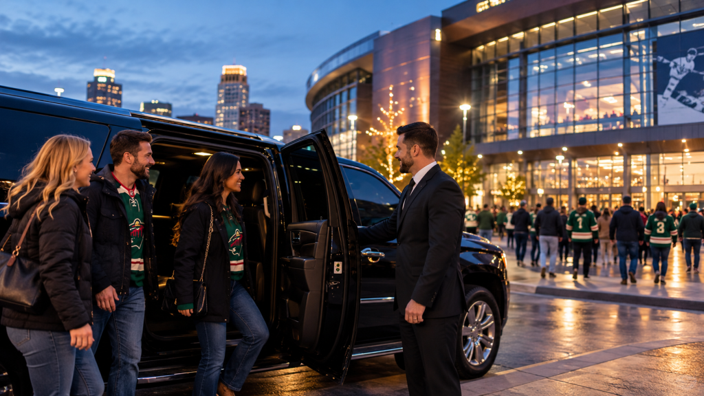 Game Night Arrival at the Arena